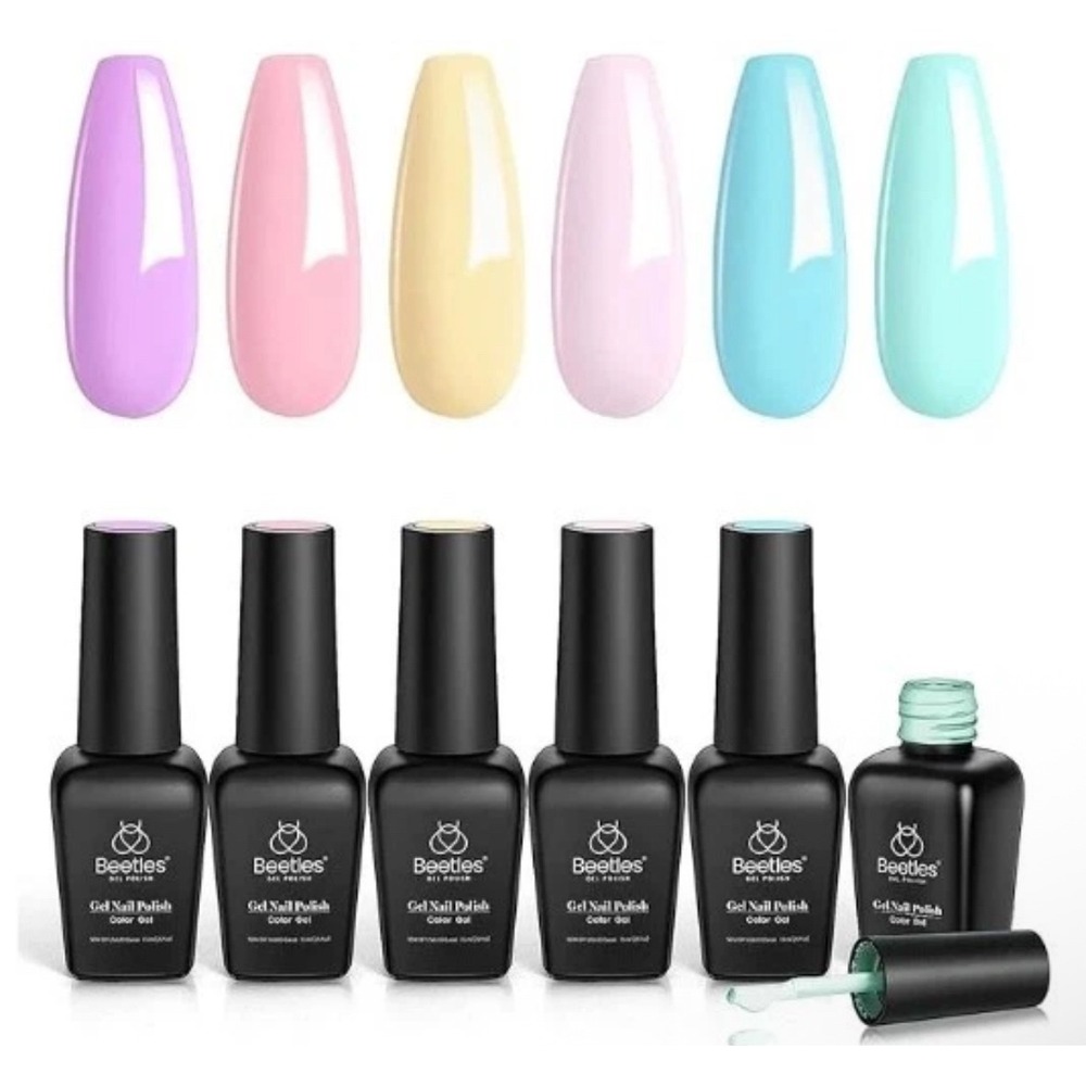 Beetles Gel Polish Set Pastel 6 Colors | MSRP = $28
